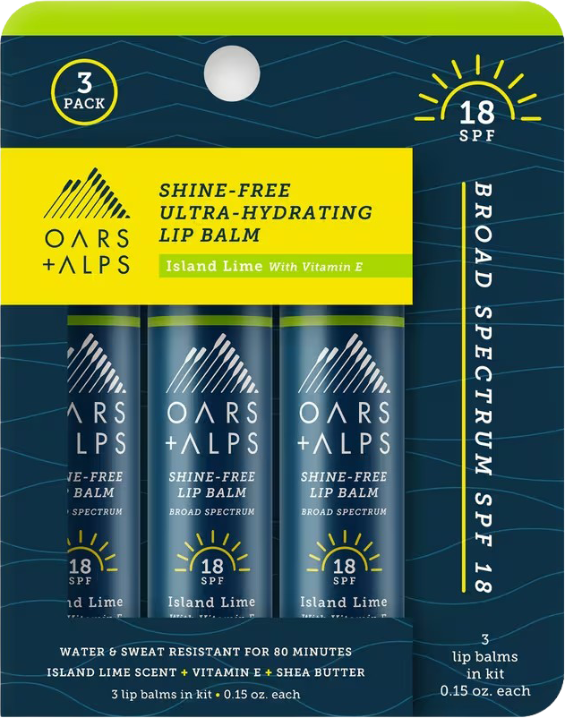 SPF Shine-Free Lip Balm 3-Pack - Island Lime