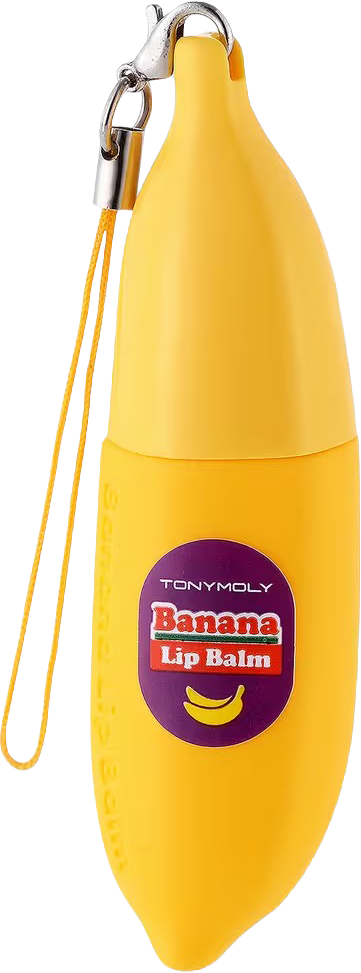 Magic Food Dalcom Banana Lip Balm Keychain