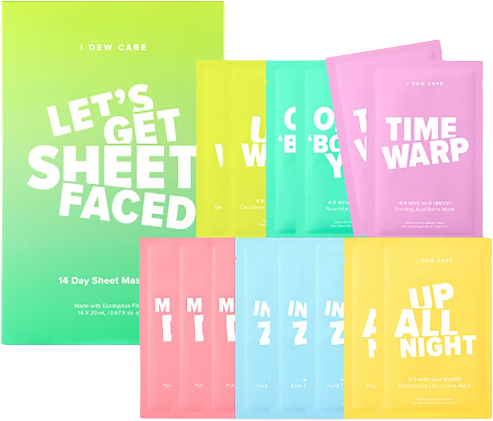 Let's Get Sheet Faced Sheet Mask Set