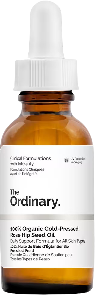 100% Organic Cold-Pressed Rose Hip Seed Oil for Skin Elasticity