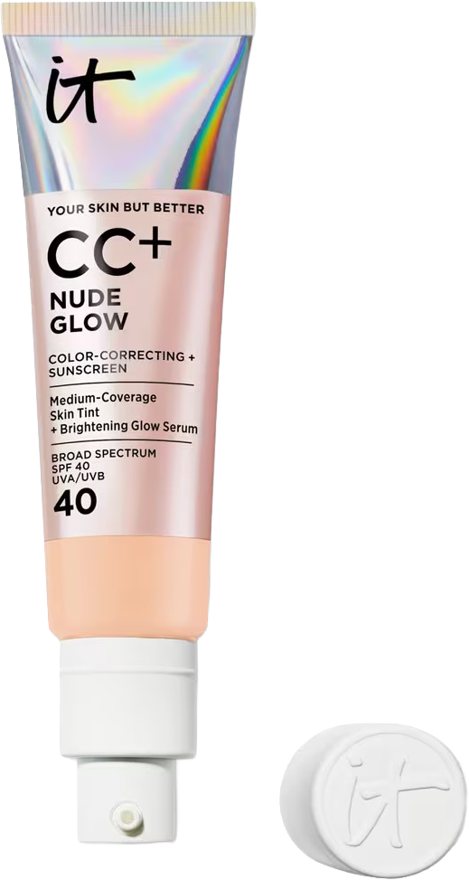 CC+ Nude Glow Lightweight Foundation + Glow Serum with SPF 40