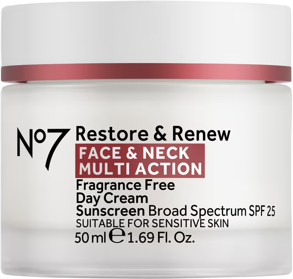 Restore & Renew Multi Action Fragrance Free Day Cream SPF25