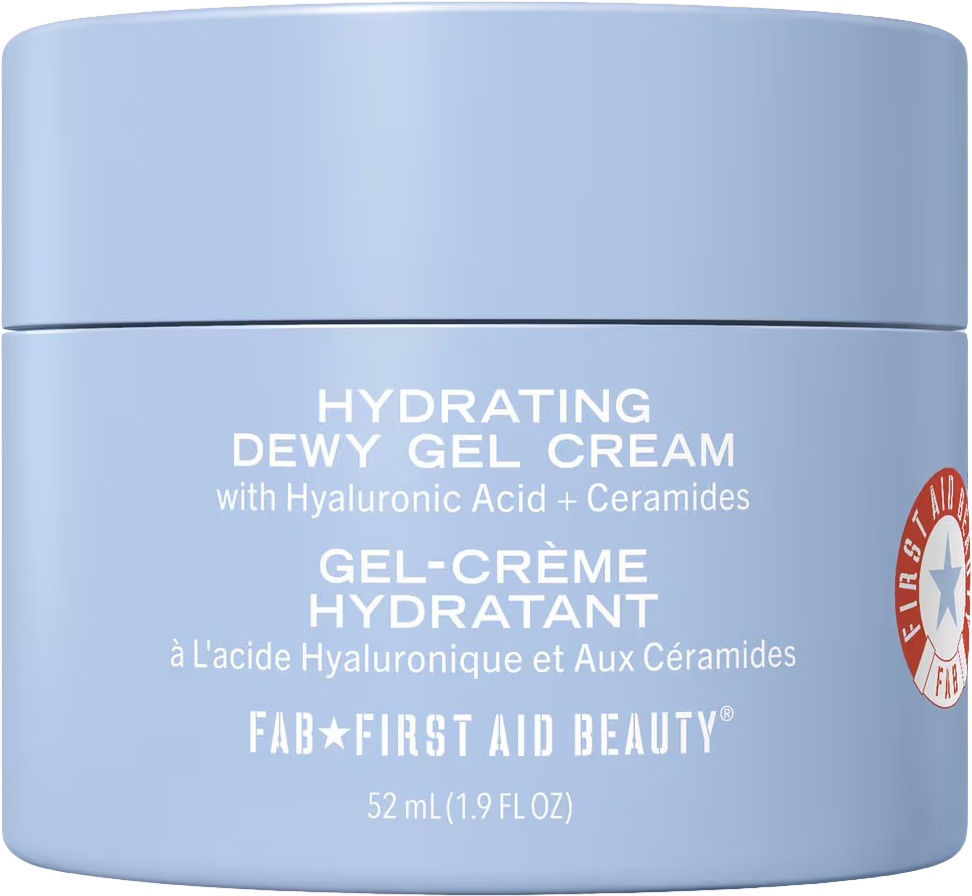 Hydrating Dewy Gel Cream Moisturizer with Hyaluronic Acid +Ceramides