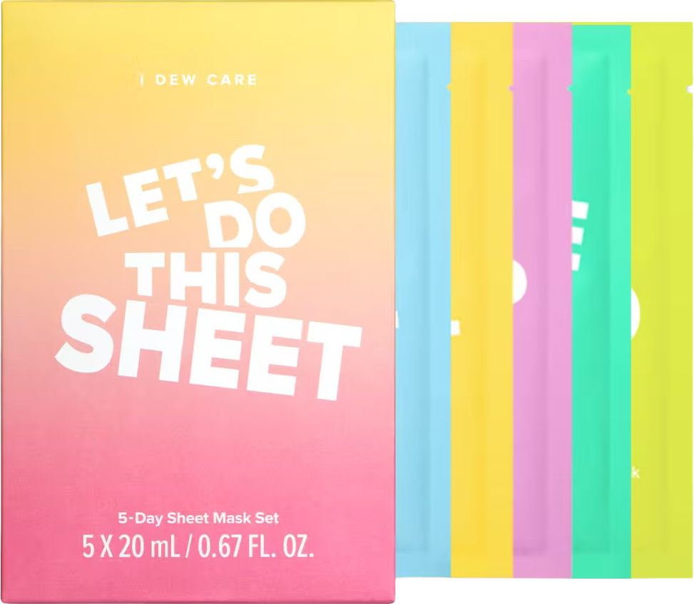 Let's Do This Sheet 5-Day Sheet Mask Set
