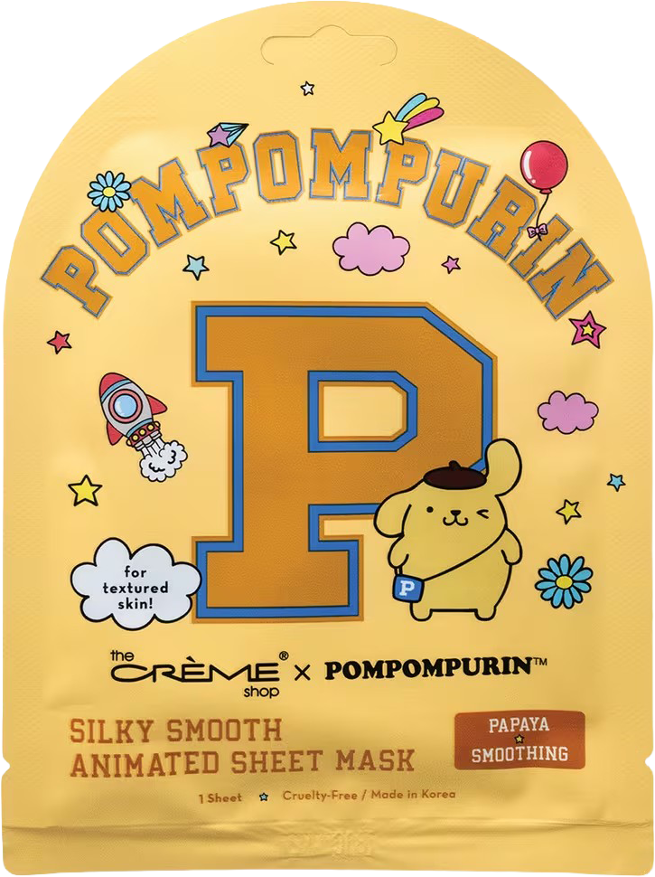 Pompompurin Silky Smooth Animated Sheet Mask