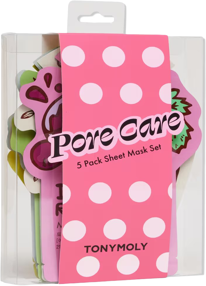Pore Care 5 Pack Sheet Mask Set
