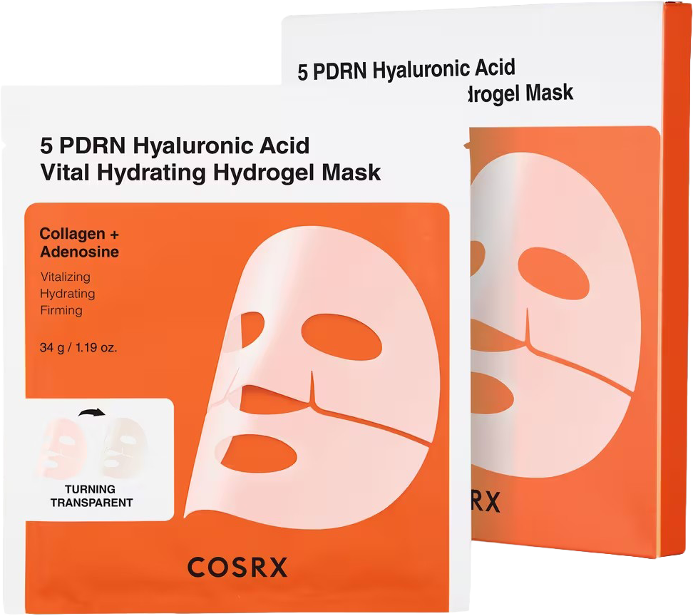 5 PDRN Hyaluronic Acid Vital Hydrating Hydrogel Mask with Collagen & Adenosine