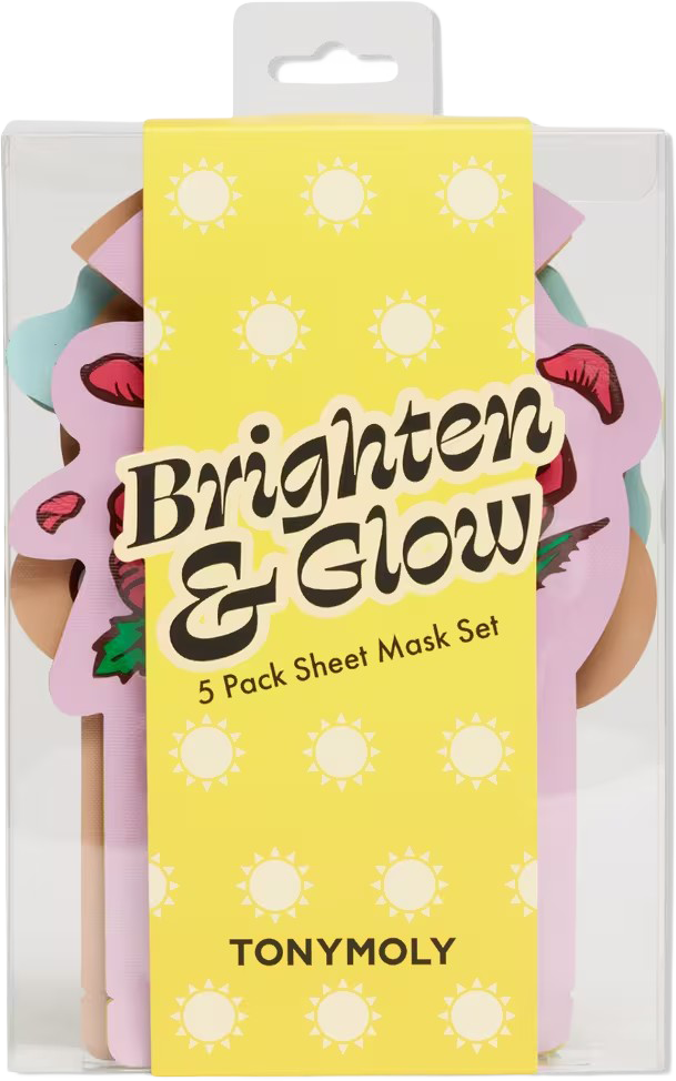 Brighten and Glow 5 Pack Sheet Mask Set