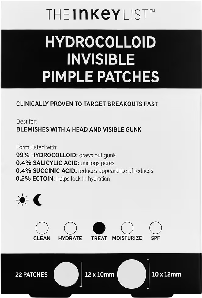 Hydrocolloid Invisible Pimple Patches + Salicylic Acid