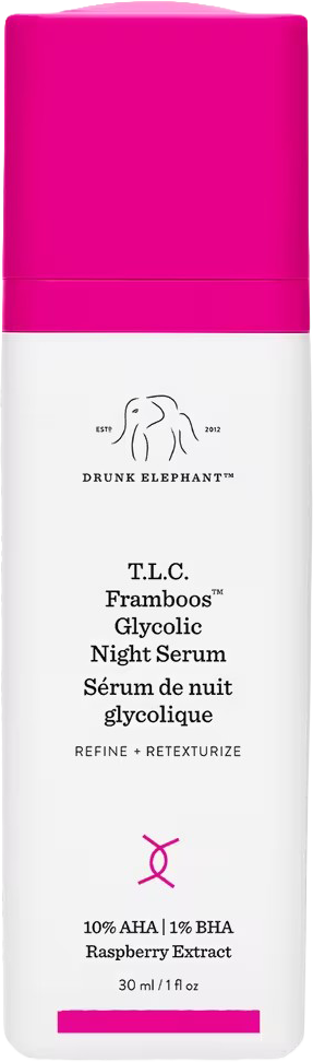 T.L.C Framboos Glycolic Resurfacing Night Serum