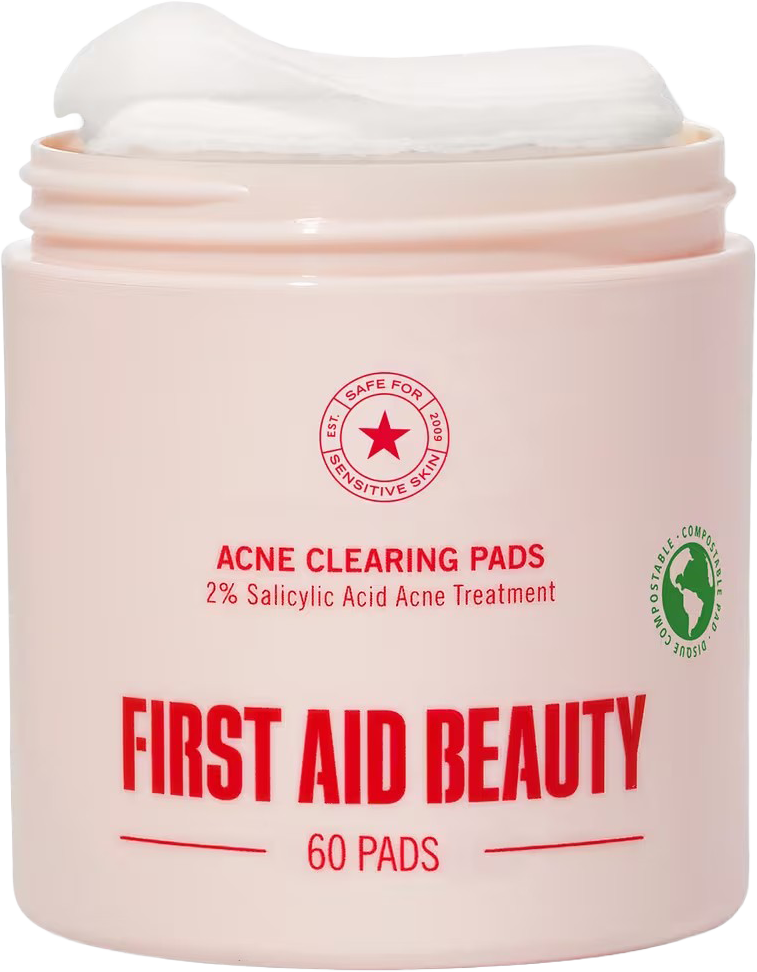 Acne Clearing Pads 2% Salicylic Acid Acne Treatment