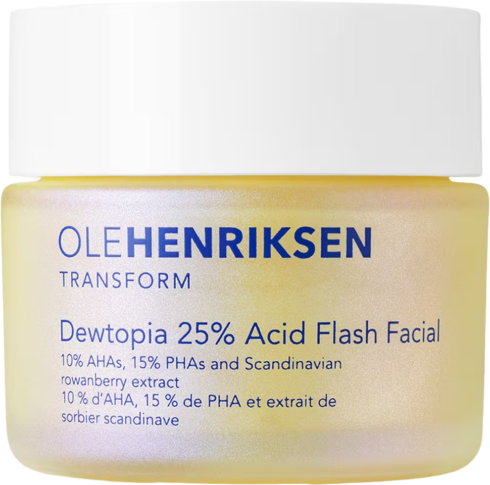 Dewtopia 25% AHA + PHA Flash Facial Exfoliating Face Mask