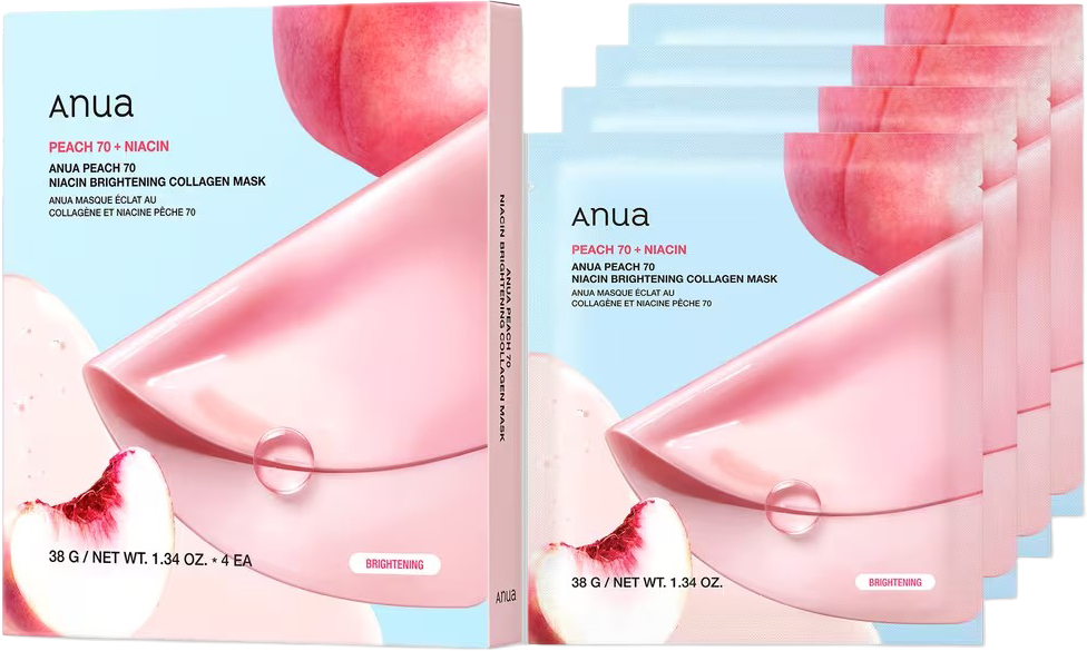Peach 70 Niacin Brightening Collagen Mask