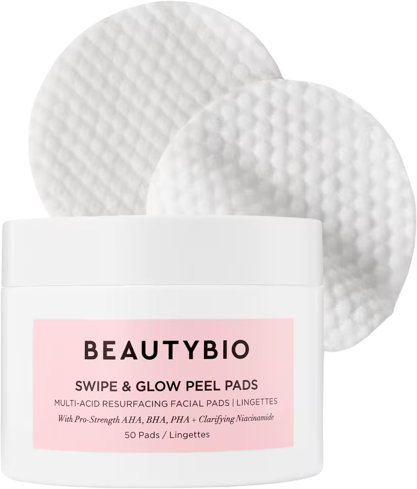 Swipe & Glow Peel Pads with AHA, BHA, PHA + Niacinamide