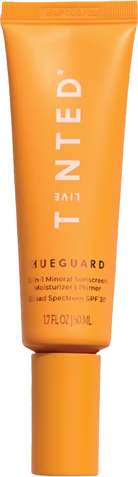 Hueguard 3-in-1 Mineral Sunscreen, Moisturizer, Primer SPF 30