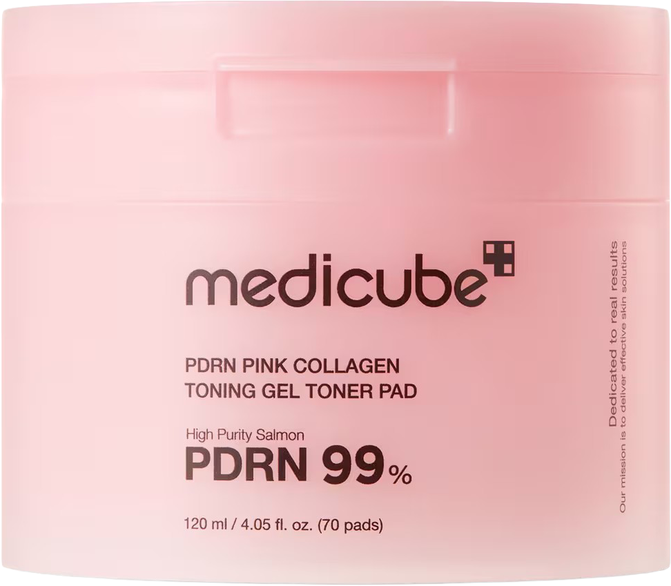 PDRN Pink Collagen Toning Gel Toner Pad